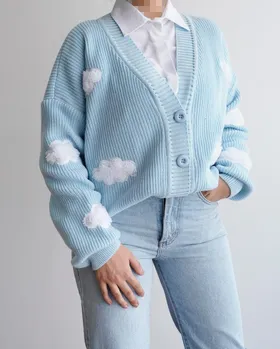 ژاکت بافت ابری