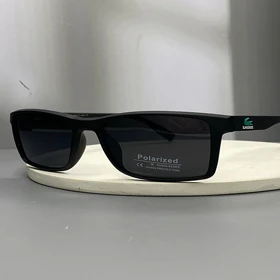 عینک آفتابی لاگوست با فریم کائوچو و لنز پلی‌کربنات پلاریزه UV400 Lacoste Premium Polarized