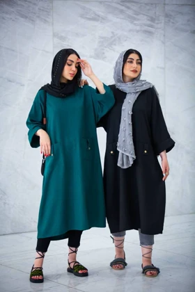 مانتو لوئیز جودون بلند ژاکلین