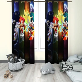 پرده کودک طرح سونیک مدل W4941