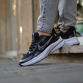 کفش نایک زوم مشکی سفید بزرگپا کد 607000