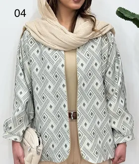 مانتو کتی ژاکارد