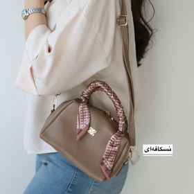 کیف زنانه دوشی_دستی مدل دلیار (نسکافه ای)