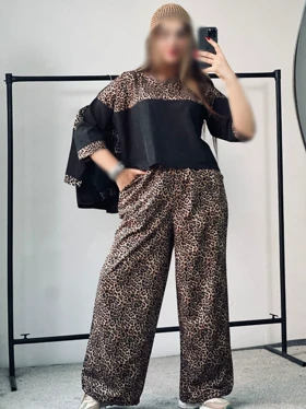 ست کراپ شلوار مدل ماهورا کد 50259