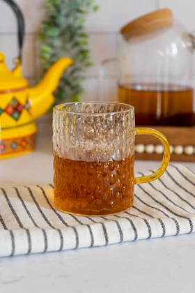 لیوان دسته عسلی pa57