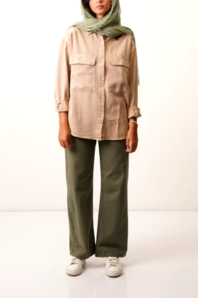 شومیز جیب‌دار مچی زنانه