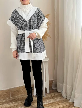 جلیقه پیجازی با خرجکار کبریتی کد 2232