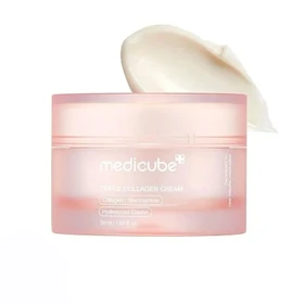 ژل کرم آبرسان و تقویت کننده کلاژن مدی کیوب 50 میلی‌لیتر (Medicube Triple Collagen Cream)