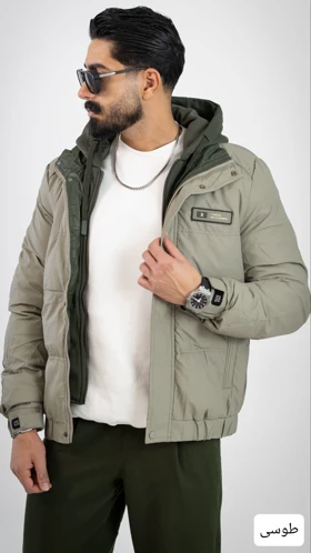 کاپشن مردانه کیارش_کد4678