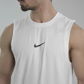 رکابی ورزشی مردانه نایک مدل Dri Fit-6906 سفید
