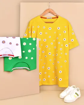 تیشرت لانگ بابونه 3