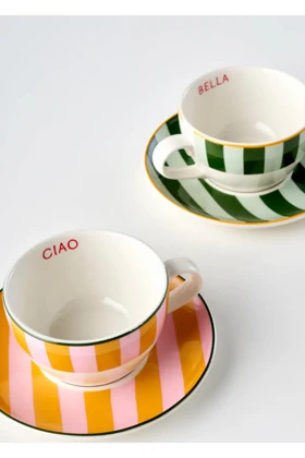 فنجان چای دو نفره Bella Maison مدل Line