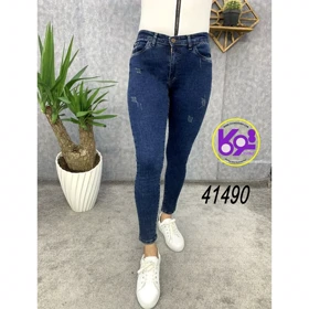 شلوار جین زنانه اسکینی سرمه ای
