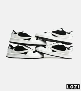 کفش کتانی مردانه سفید مشکی NIKE travis scott