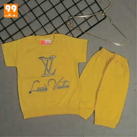 تیشرت شلوارک پسرانه LV