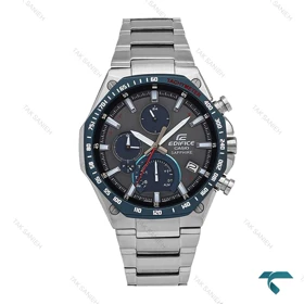 ساعت کاسیو ادیفایس EQB-1100 مردانه نقره ای صفحه دودی Casio-6671-G