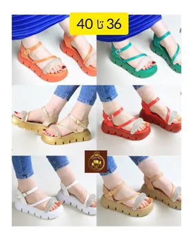 صندل طبی لژدار نگینی زنانه 604-5
