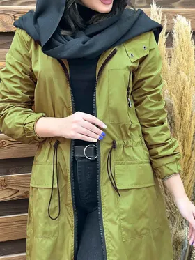 بارانی بلند سه جیب