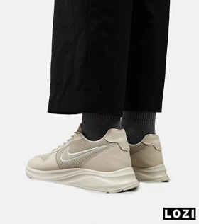 کفش کتانی مردانه کرم NIKE air zoom