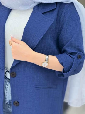 مانتو دو دکمه آینور