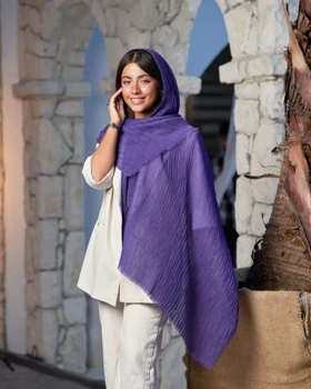 شال نخی ساده 20643