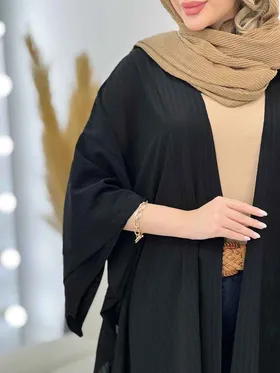 مانتو آستین دوبل بغل بند دار