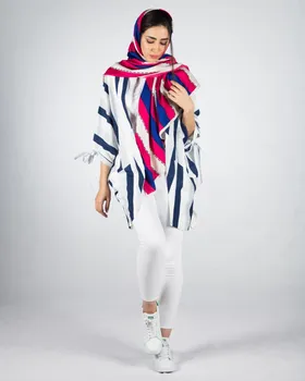 مانتو کوتاه راه راه زنانه