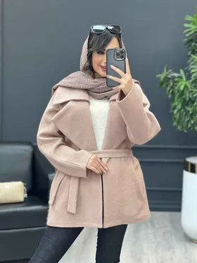 پالتو جلو باز کمردار