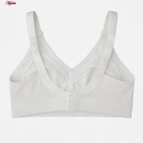 سوتین بدون فنر زنانه مدل ارکیده کش پهن رنگ سفید ماییلدا کد 5413