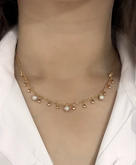 گردنبند آویز اشکی دخترانه ژوپینگ667
