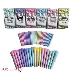 ست براش هشت تیکه پاستیلی باکس عروسکی