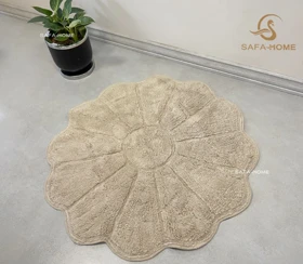 پادری پنبه‌ای طرح گل گرد (خاکی)