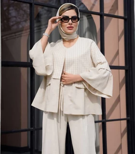 کت لینن Pinki 1230 در دو طرح