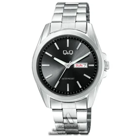 ساعت کیو اند کیو صفحه مشکی Q&Q A05A-005PY
