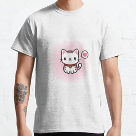 تیشرت Kitty طرح Cute Cat &amp; Hello Kitty, Lovely Cat کد 261812