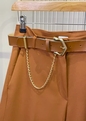 شلوار بگ کمر زنجیر