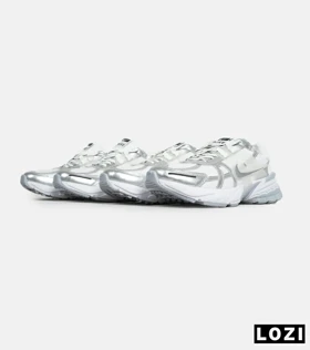 کفش کتانی مردانه و زنانه سفید طوسی Nike cushlon مدل 6823