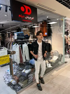 کت جین مشکی فول کش