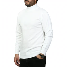 پلیور بافت یقه پنج سانت ماراتن مدل 1779851