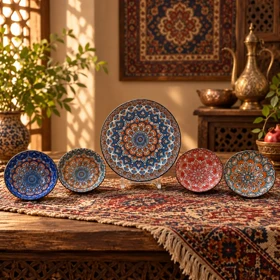 ست 5 عددی سرامیکی مراکشی