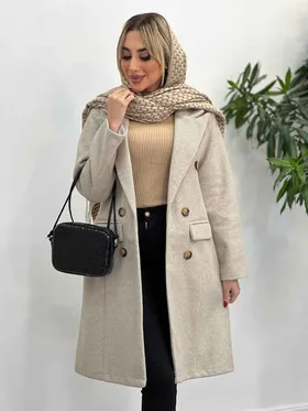 پالتو یقه بلیزر شش دکمه