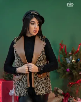 وست خز زنانه مدل لئو
