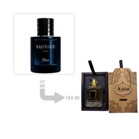 عطر ادکلن دیور ساواج الکسیر مردانه 100 میل اشدی Dior Sauvage Elixir for Men Ashdi 100ml