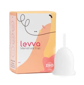 کاپ قاعدگی سایز متوسط رنگ سفید لیوا فارما