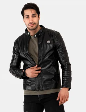 کاپشن چرمی مردانه Mason