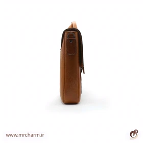 کیف اداری کروکو عسلی mrch3032