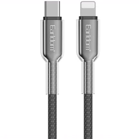 کابل تایپ سی به لایتنینگ ارلدام EC-205C-L توان 27 وات یک متر