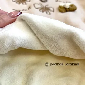 هودی کودک دخترانه مدل پاپیون وارداتی 1 تا 3 سال