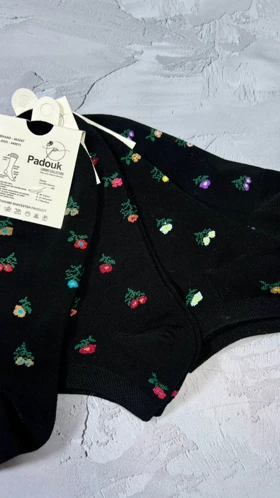 جوراب مچی طرح گل