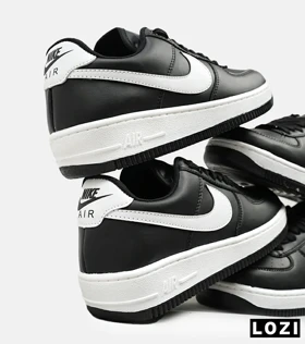 کفش مردانه و زنانه مشکی سفید NIKE AIR FORCE